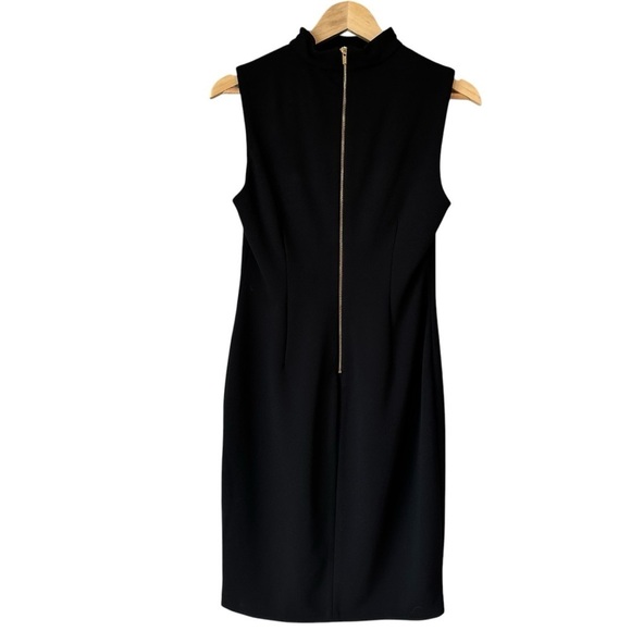 Calvin Klein Black Keyhole Sleeveless Sheath Dress, 8 - Picture 6 of 12